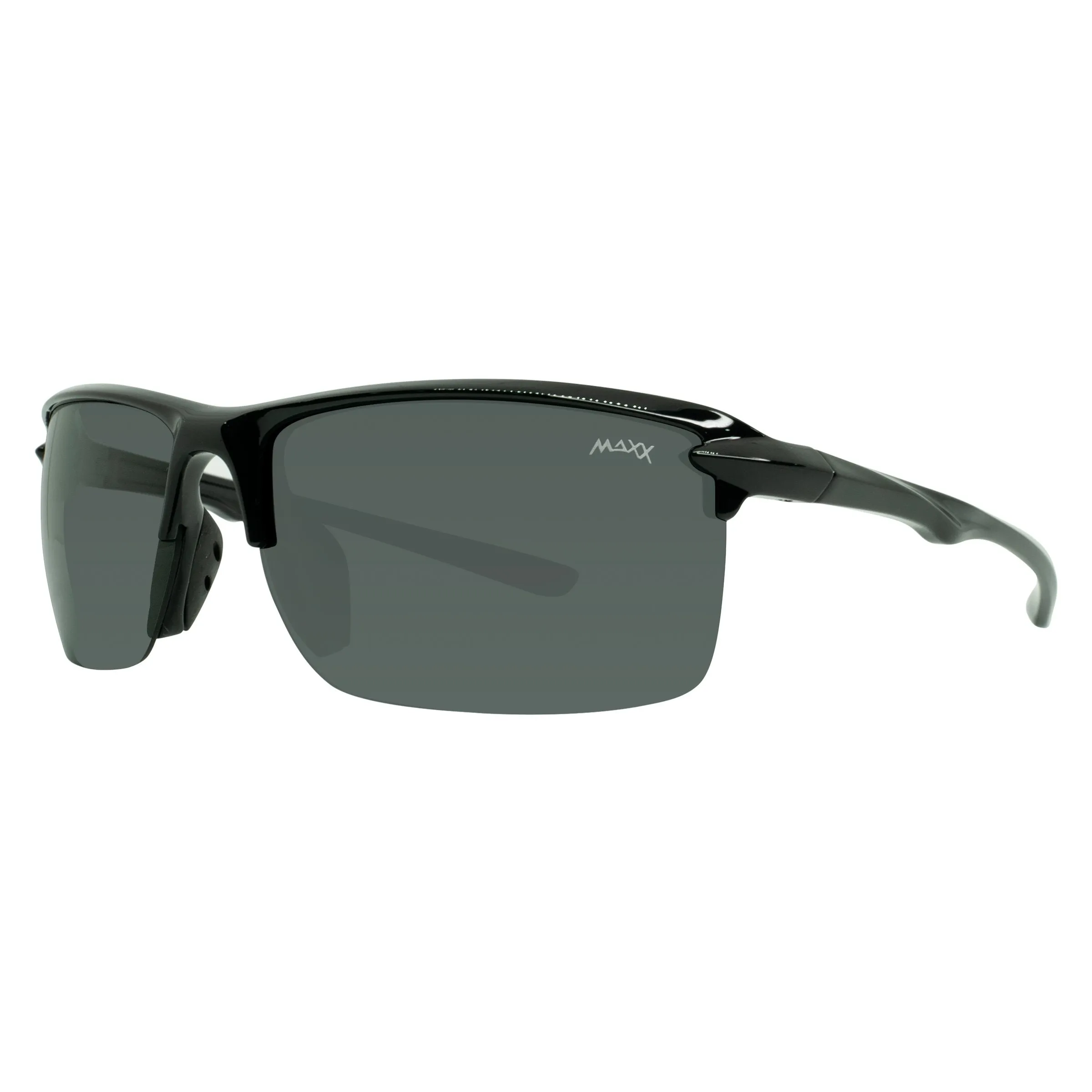 14er Smoke Polarized Sunglasses - Black Half-Frame