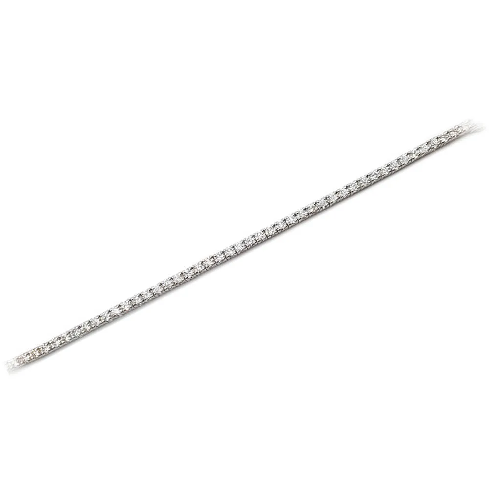 14K White Gold Diamond Tennis Bracelet (7.75 Ct. T.W.)