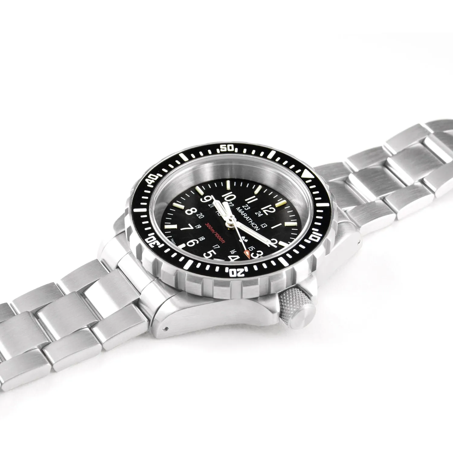 41mm Large Diver's Quartz (TSAR) with Stainless Steel Bracelet