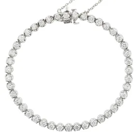 4.20-Carat Diamond 7-Inch Tennis Bracelet