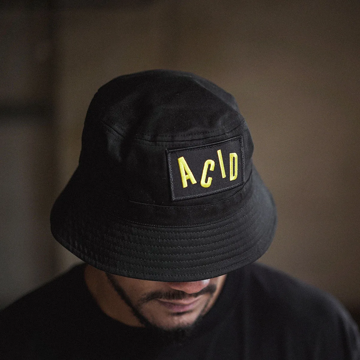 Acid Letter - Bucket Hat - Black