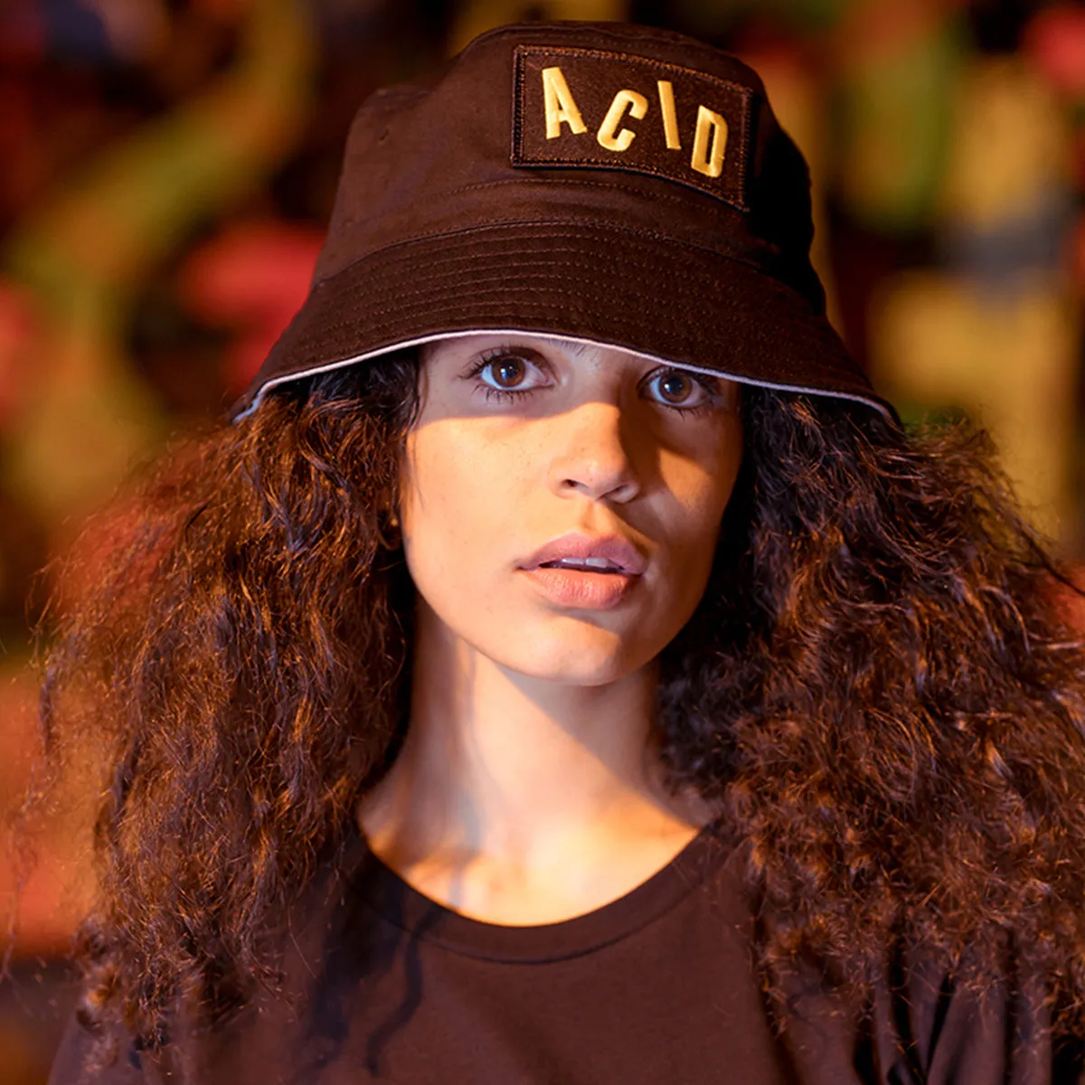 Acid Letter - Bucket Hat - Black