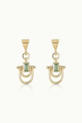 Allegra Apatite Gold Earrings