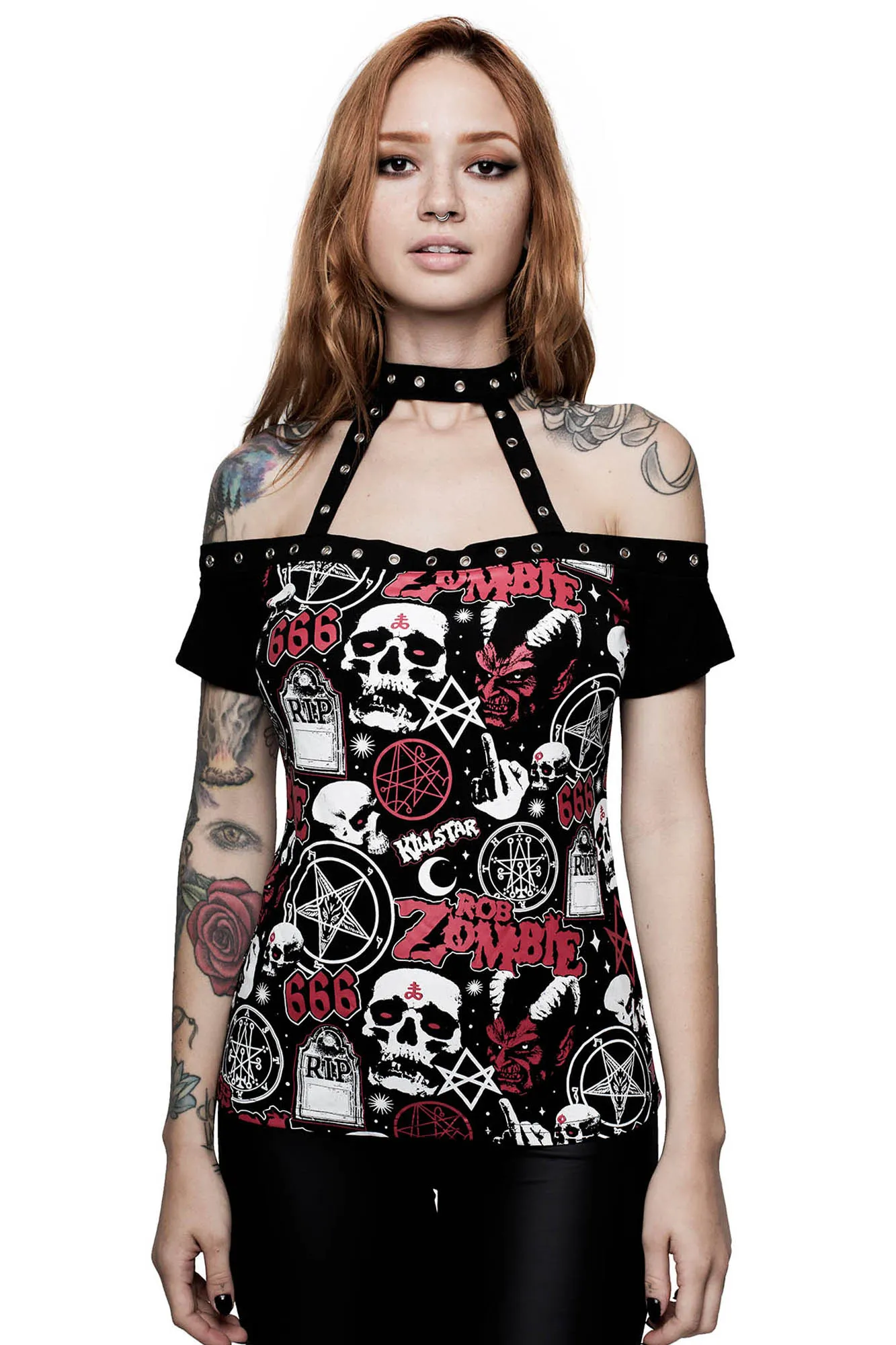 American Nightmare Choker Top