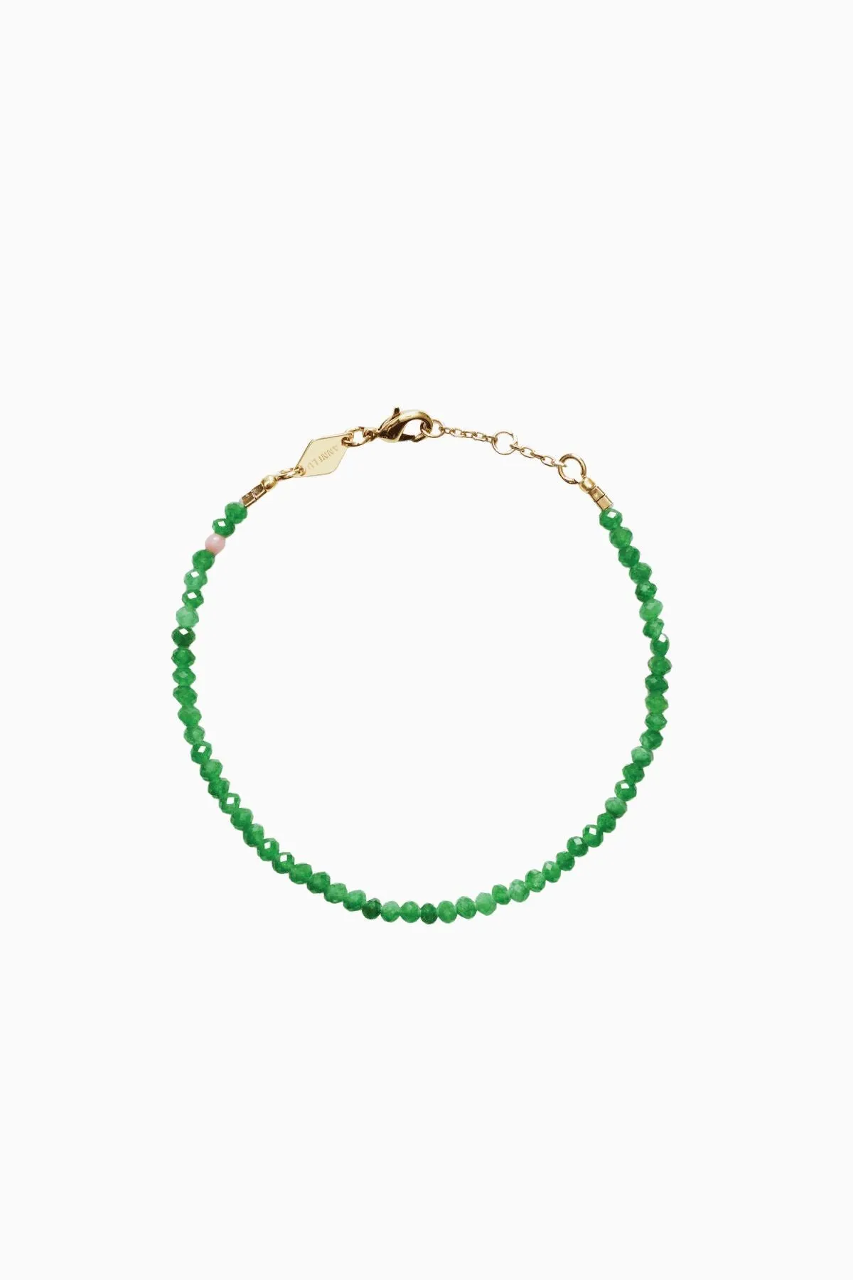 Anni Lu Tan Line Bracelet - Jade