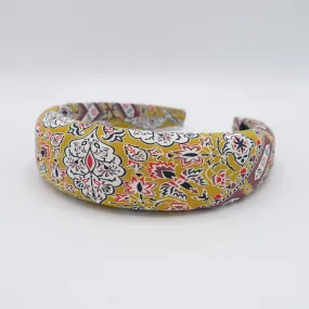 antique floral pattern headband