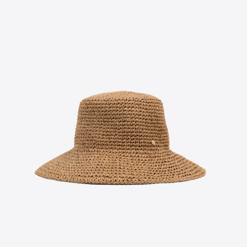 Ariel Straw Bucket Hat - Womens