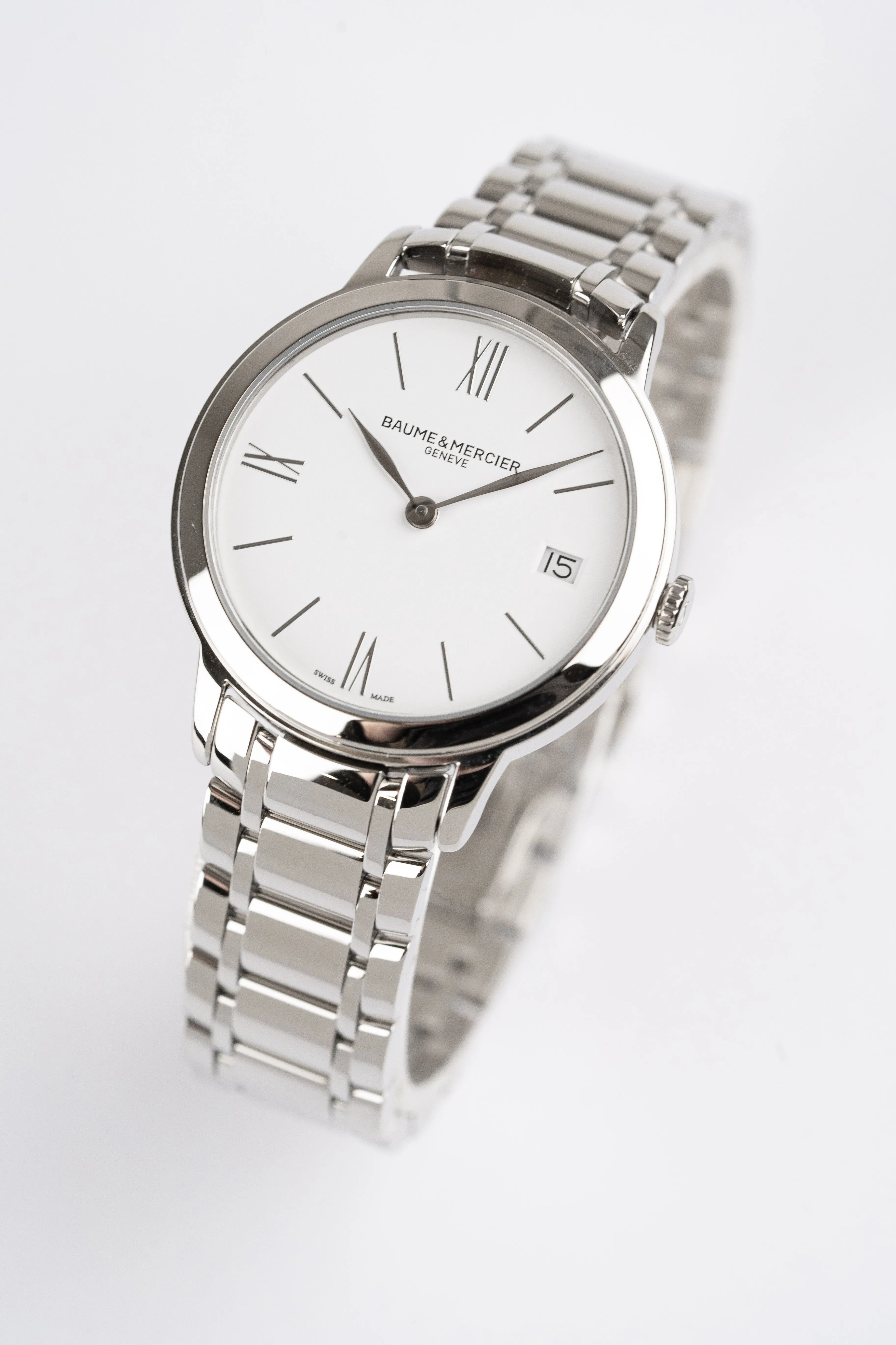 Baume & Mercier Ladies White Classima Watch 10335