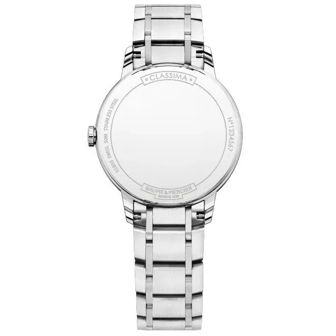 Baume & Mercier Ladies White Classima Watch 10335