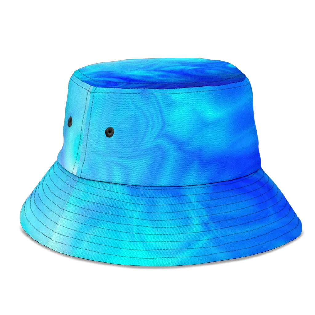 BLUE ENERGETIC FLOW | BUCKET HAT | YANTRART