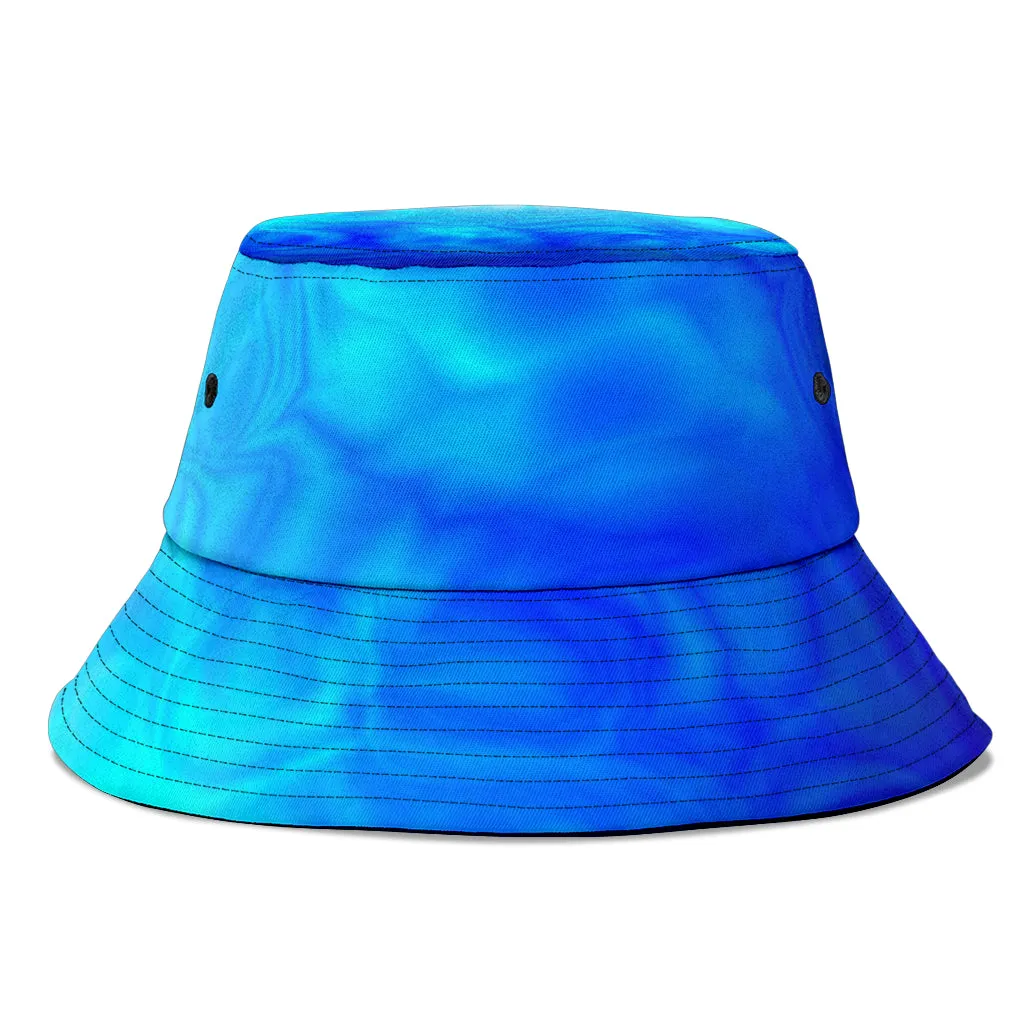 BLUE ENERGETIC FLOW | BUCKET HAT | YANTRART