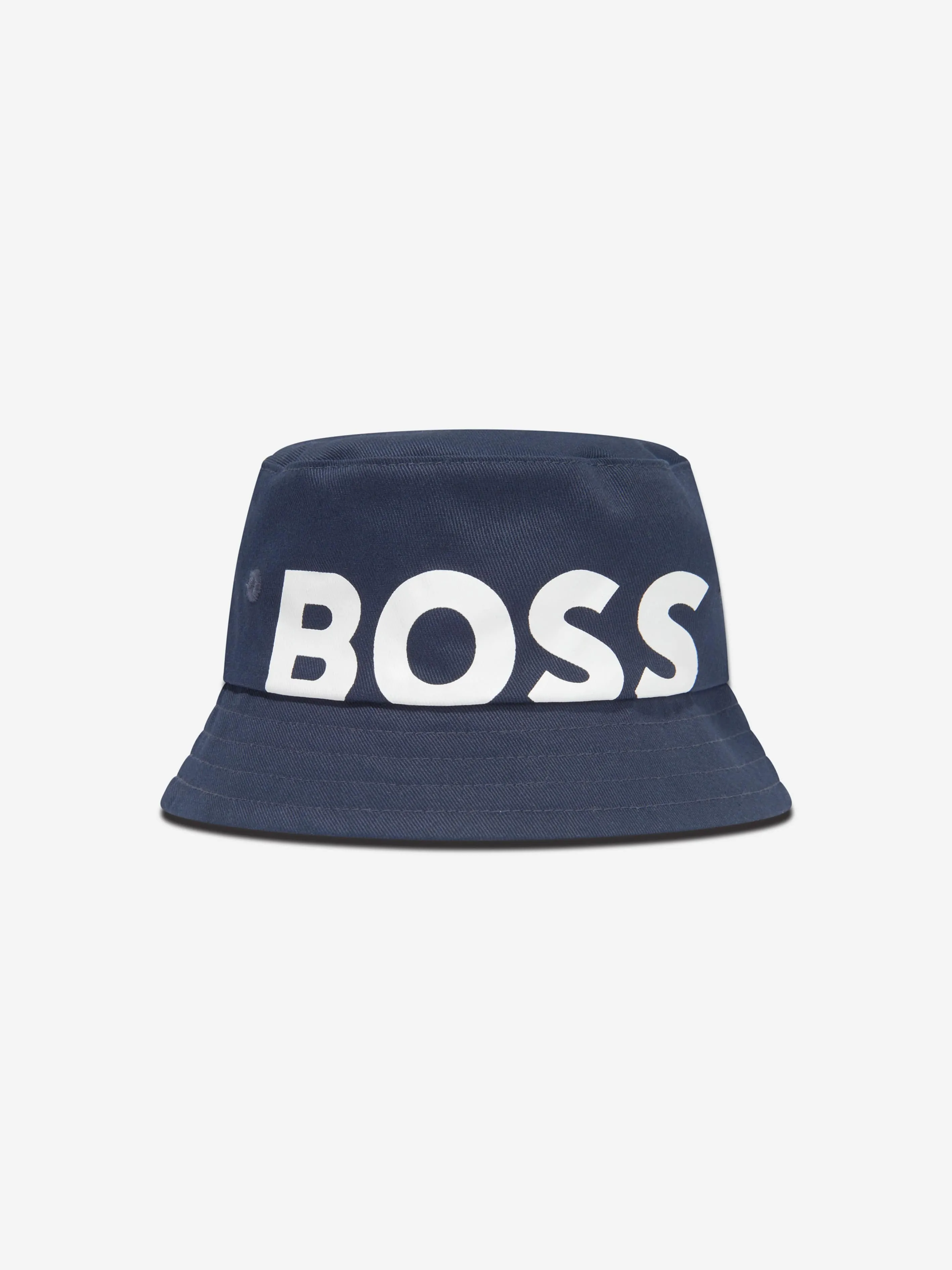 BOSS Baby Boys Logo Bucket Hat In Navy