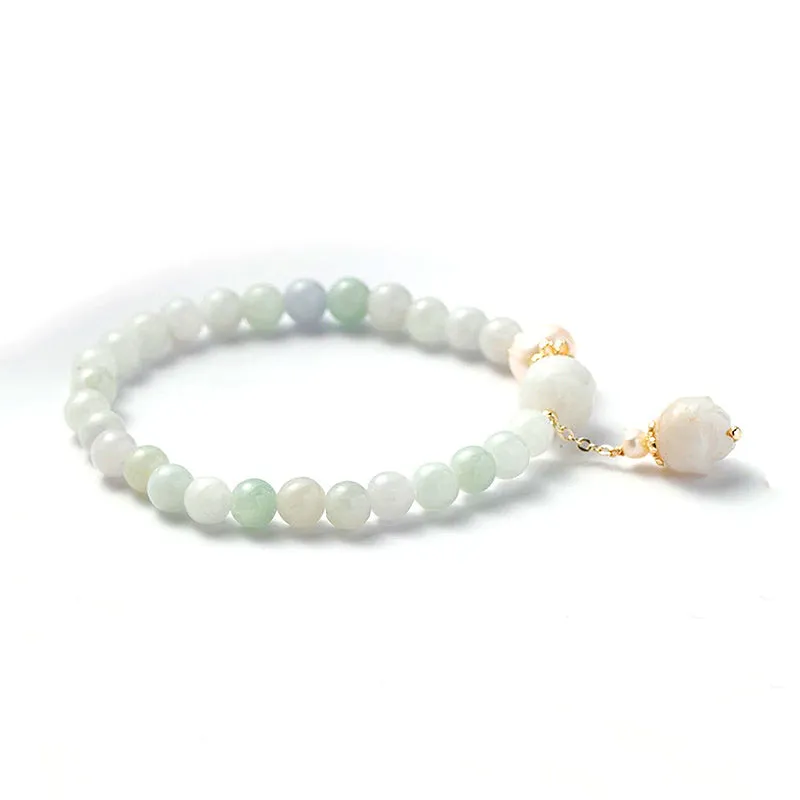 C105 - Jade Beads & Pearl