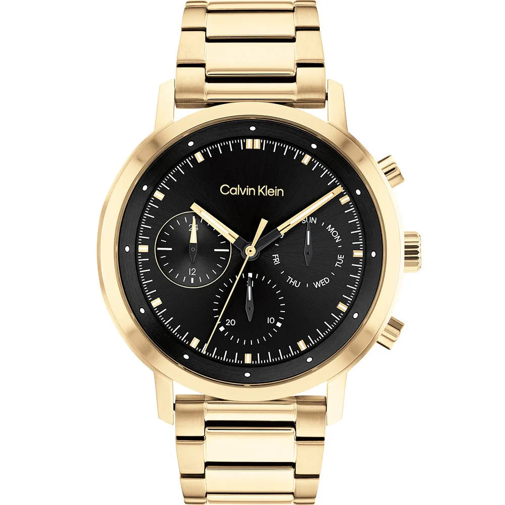 Calvin Klein 25200065 Gauge Gold Tone Mens Watch