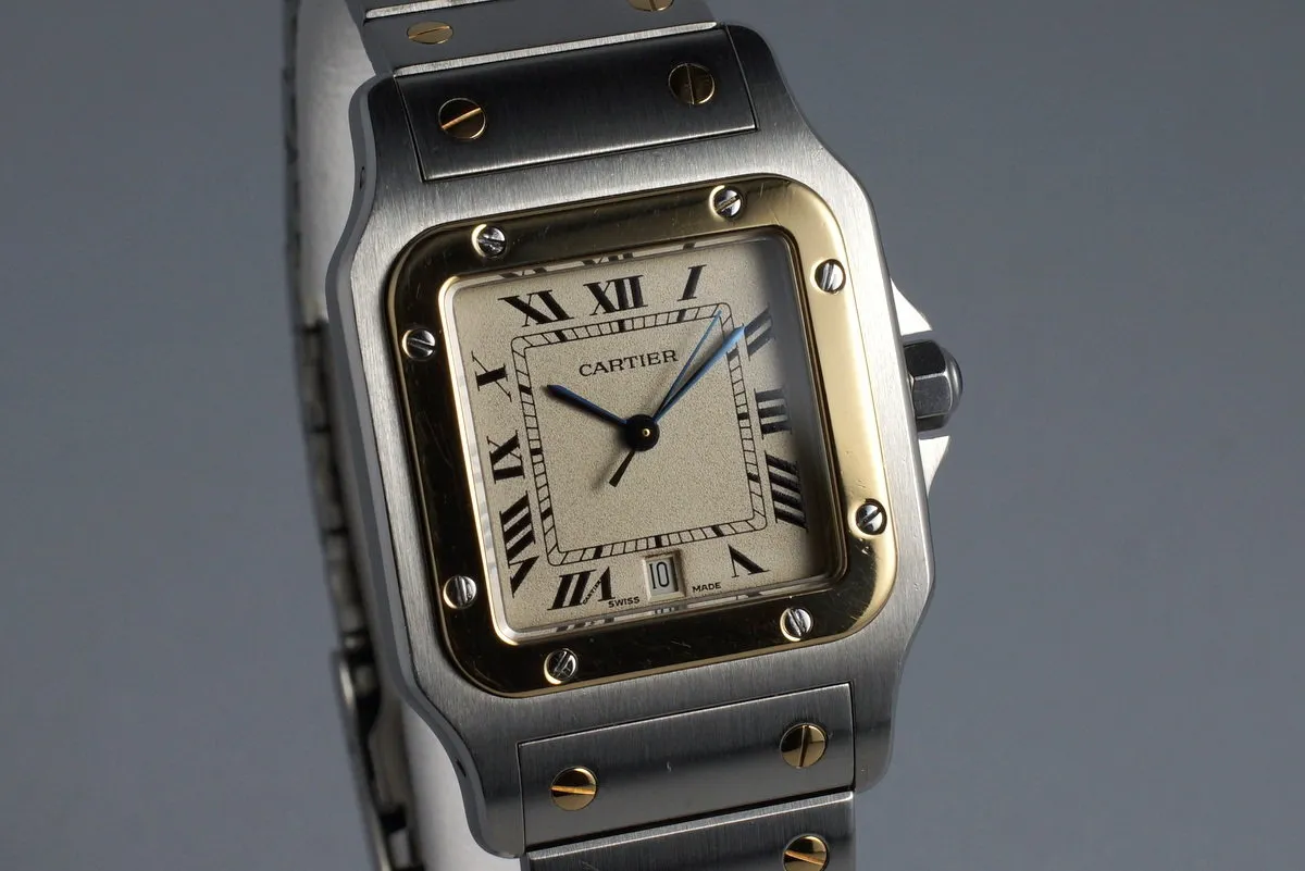 Cartier Quartz Two Tone Santos 187901