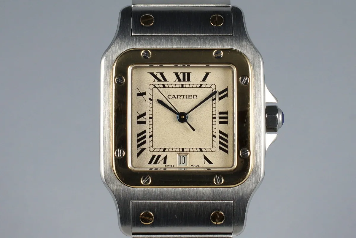 Cartier Quartz Two Tone Santos 187901