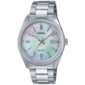 CASIO COLLECTION Mod. DATE - SILVER, MOP DEAL