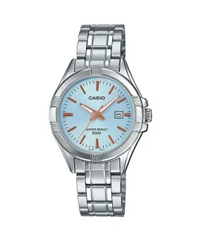 Casio Ladies' Standard Analog Silver Stainless Steel Band Watch LTP1308D-2A LTP-1308D-2A