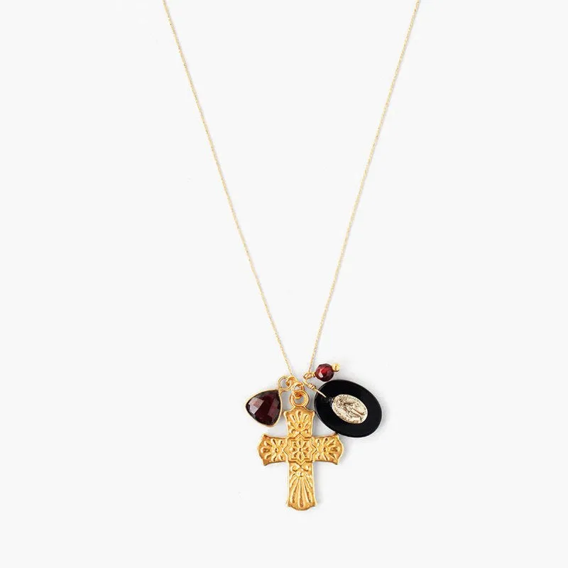 Chan Luu Onyx Mix Necklace