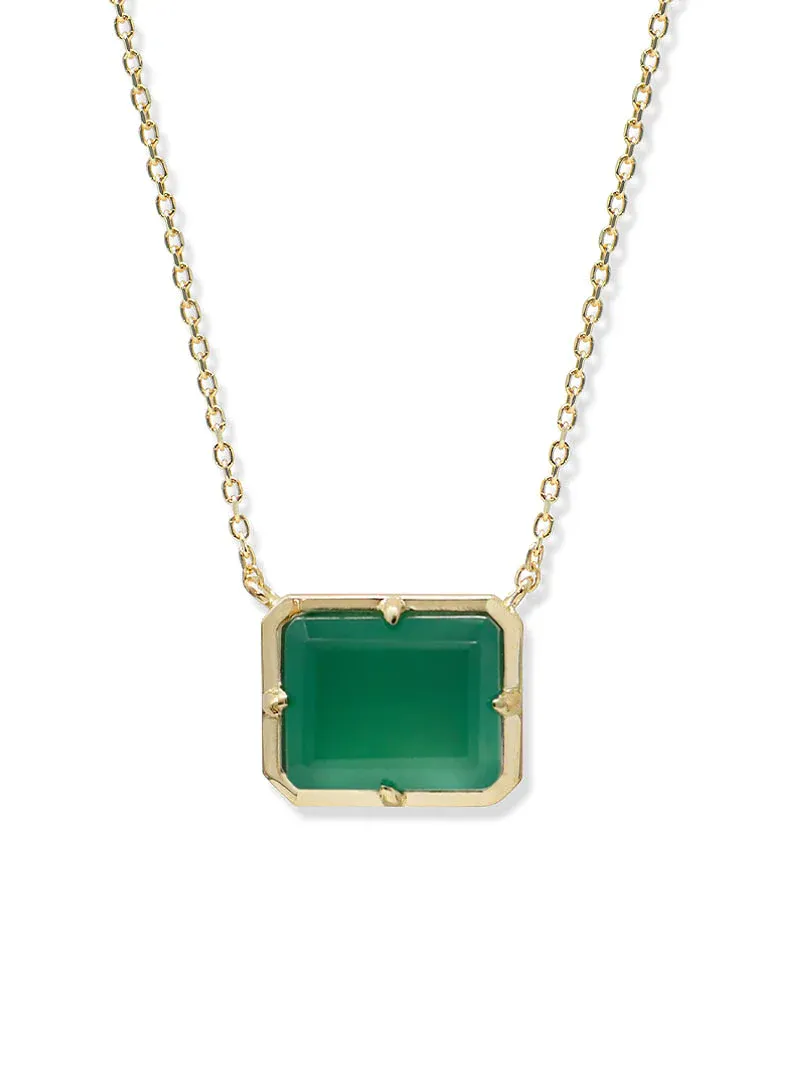 Cléo Daniela Emerald Cut Necklace