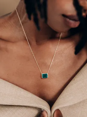 Cléo Daniela Emerald Cut Necklace