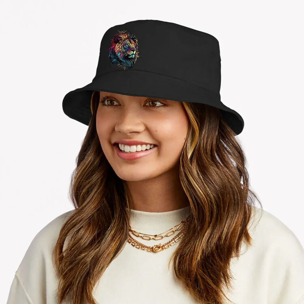 Colorful Lion Eye Catching Bucket Hat