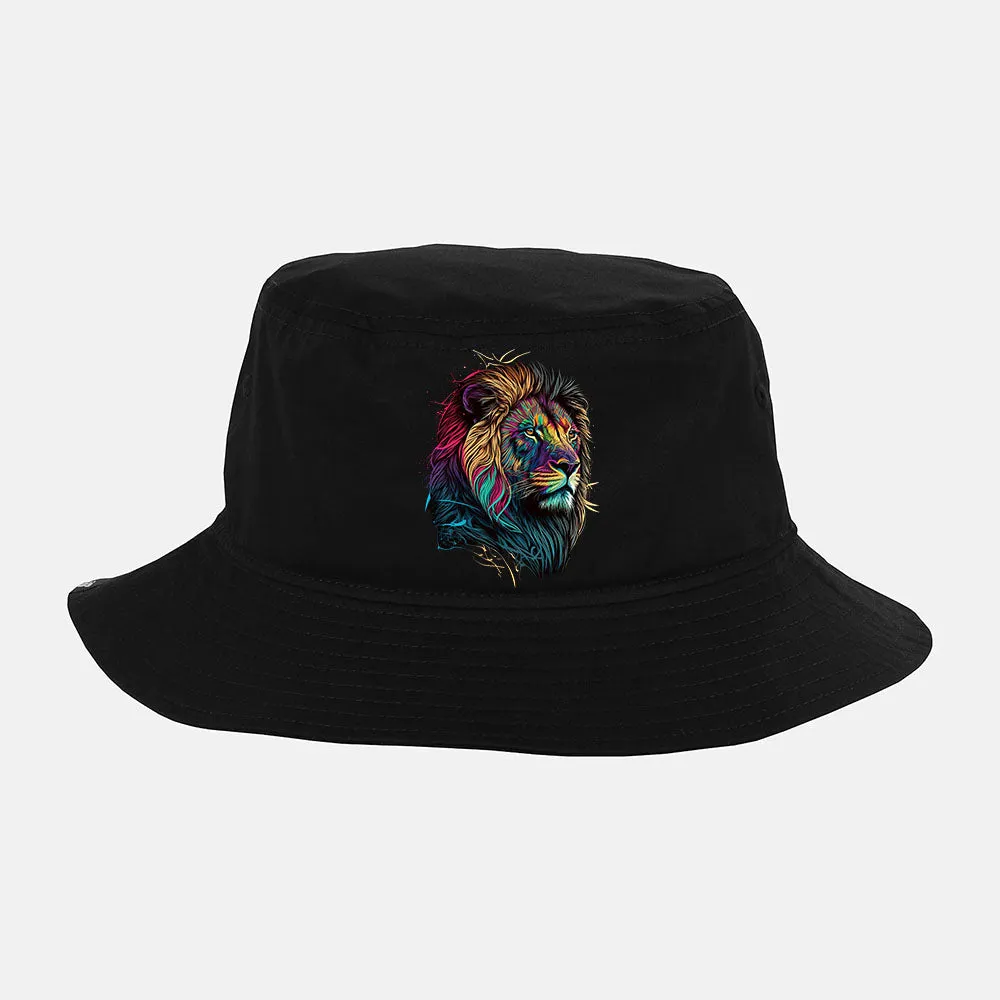 Colorful Lion Eye Catching Bucket Hat