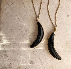 Crescent Onyx Moon