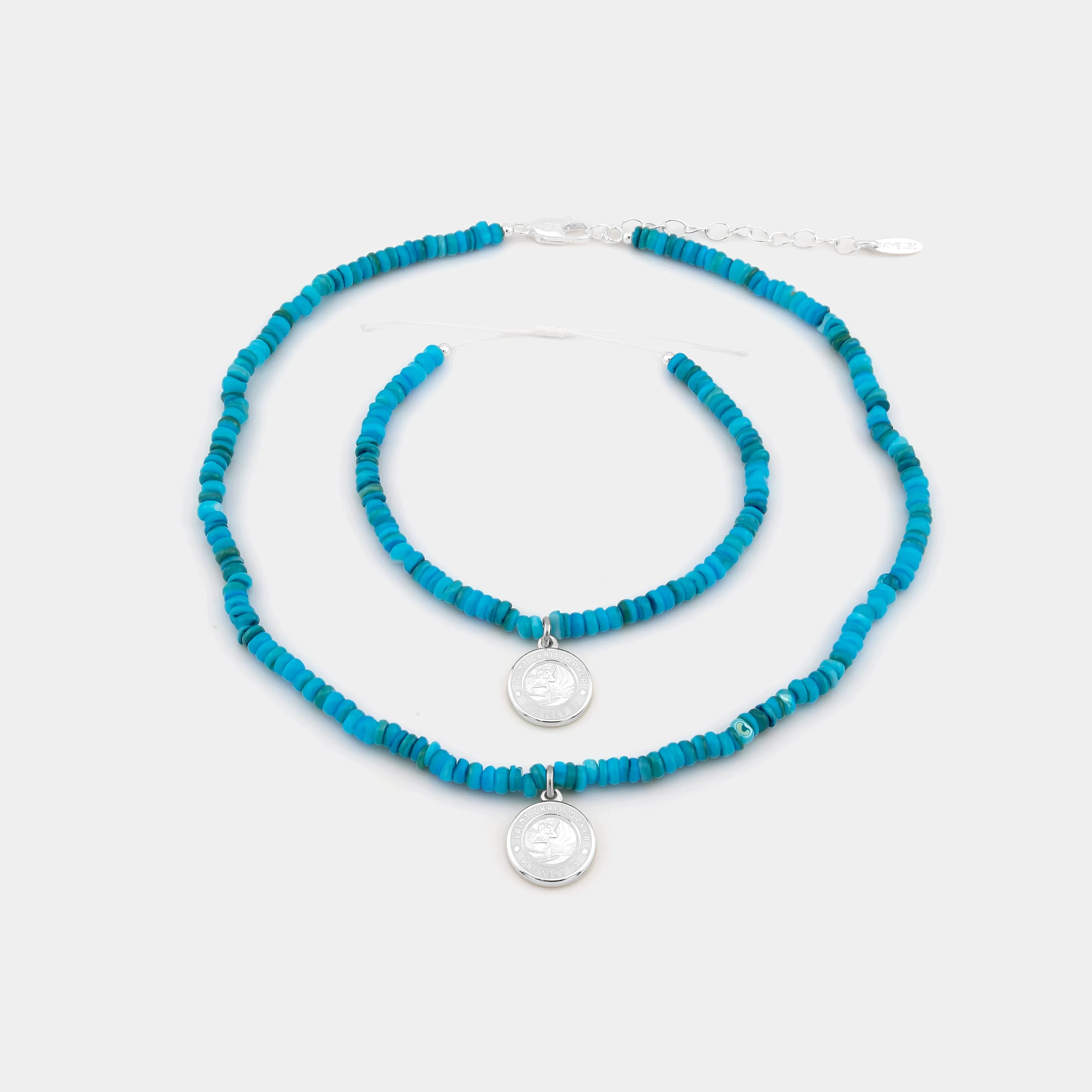 Crystal Coast Beaded Set