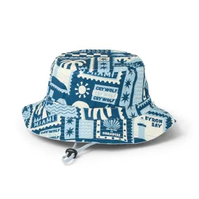 CRYWOLF REVERSIBLE BUCKET HAT-POSTCARDS