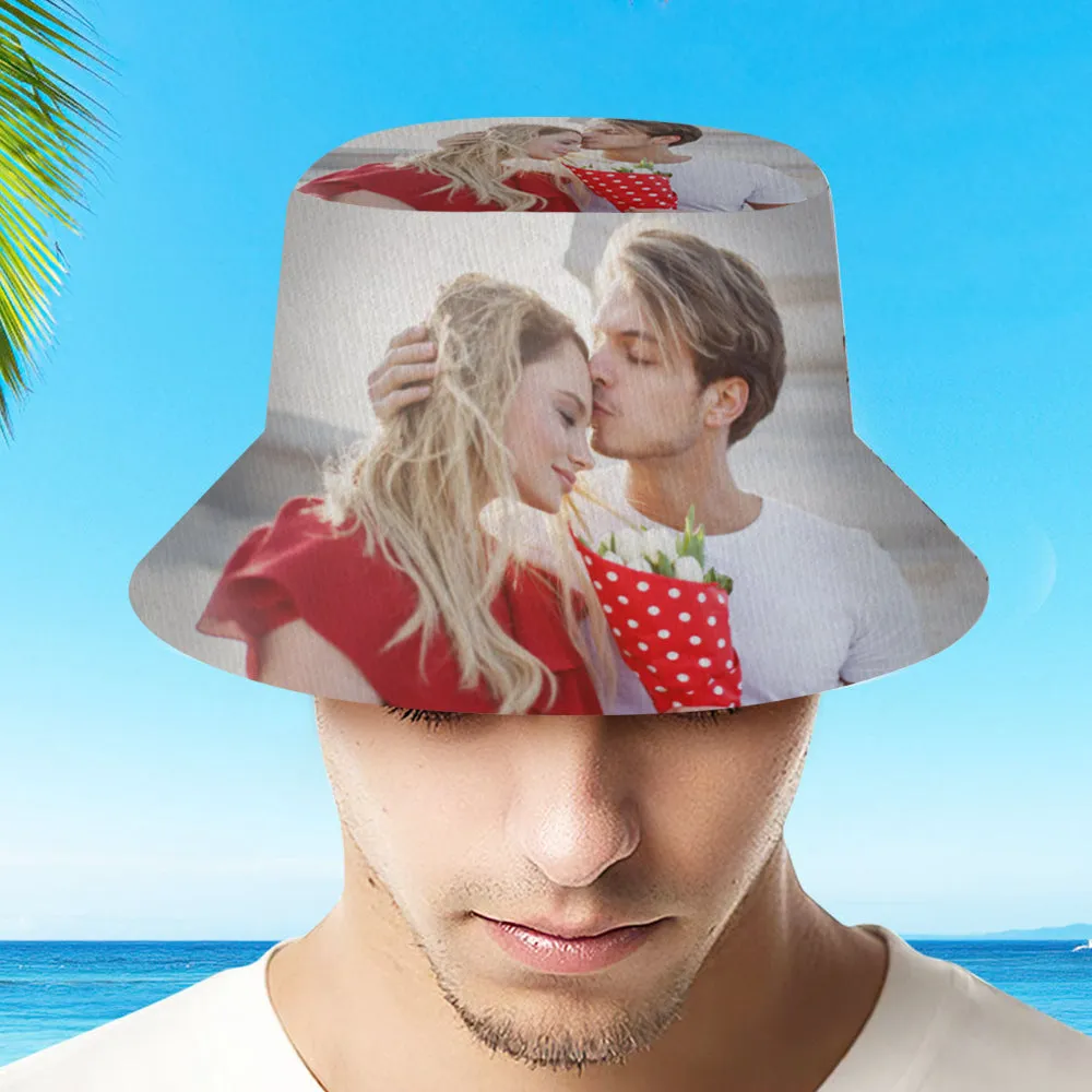 Custom Bucket Hat Personalized Summer Sun Hat Fisherman Cap