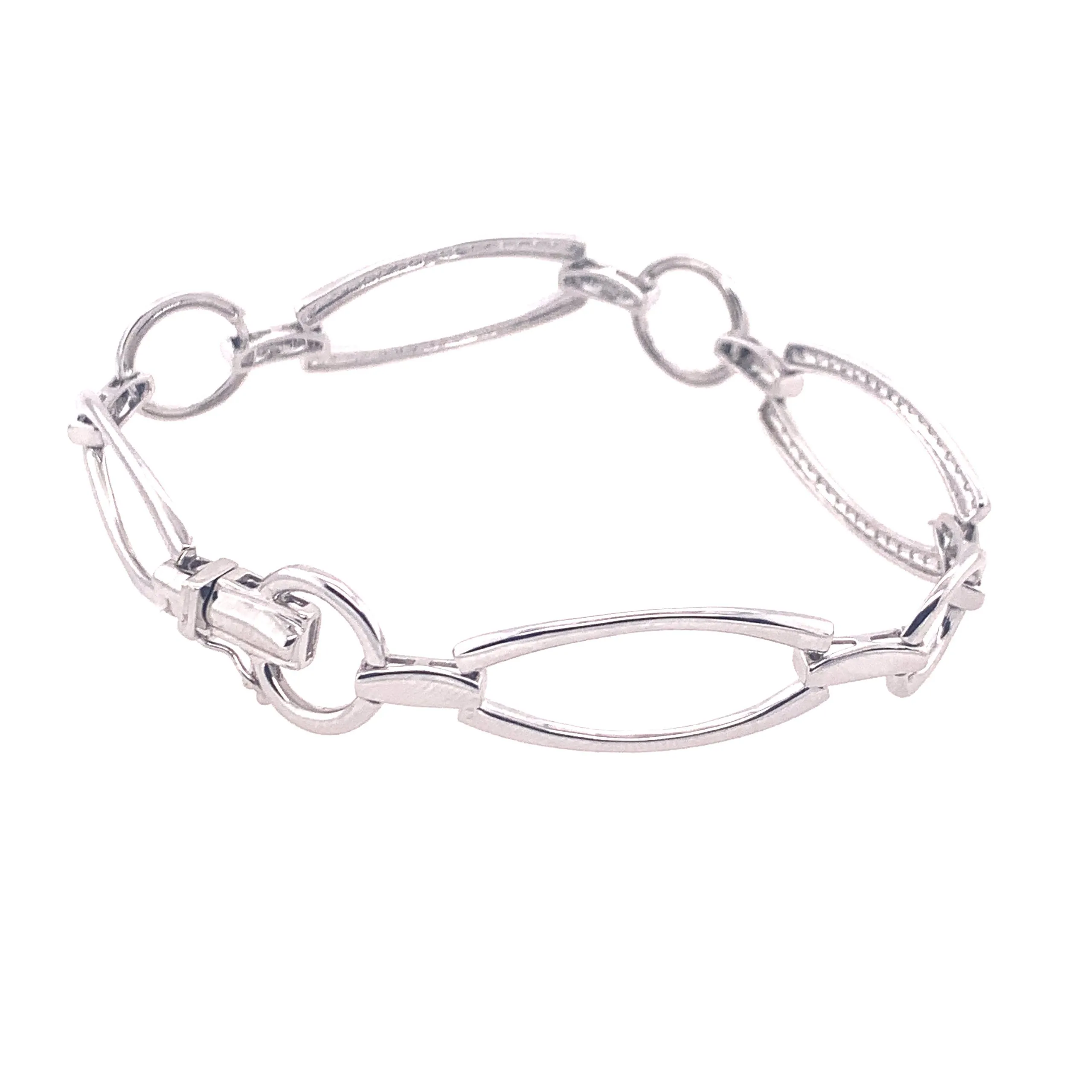 Diamond Chain Link Bracelet