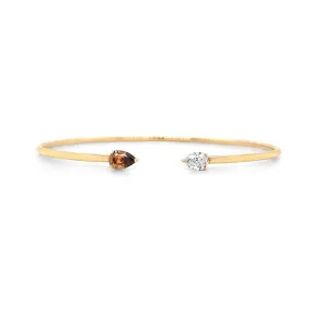 Double Stone Bangle