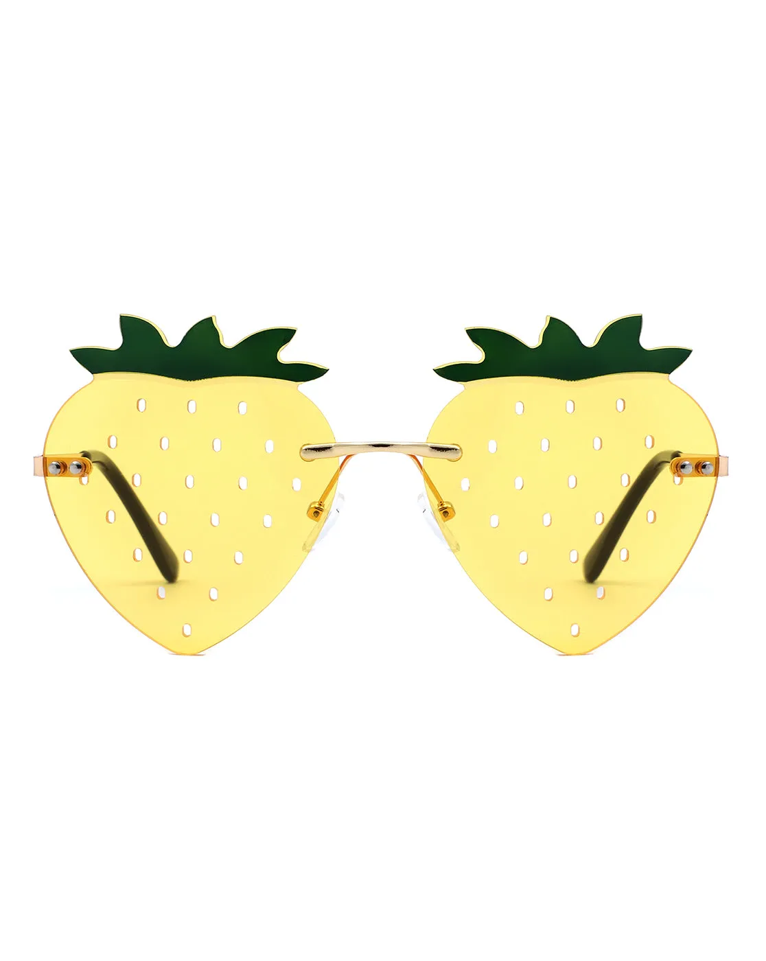 Drakon - Summer Party Novelty Colored Strawberry Sunglasses