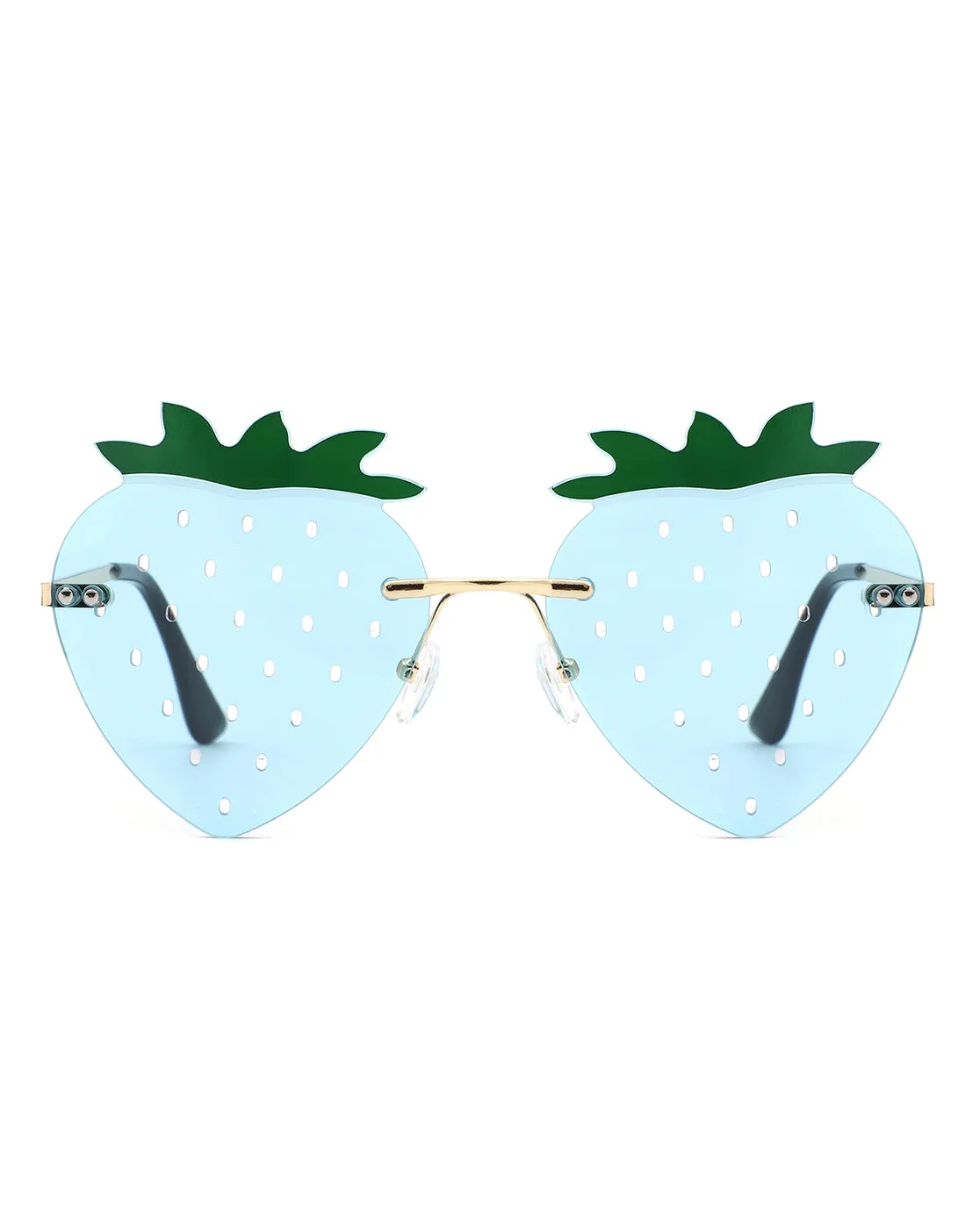 Drakon - Summer Party Novelty Colored Strawberry Sunglasses