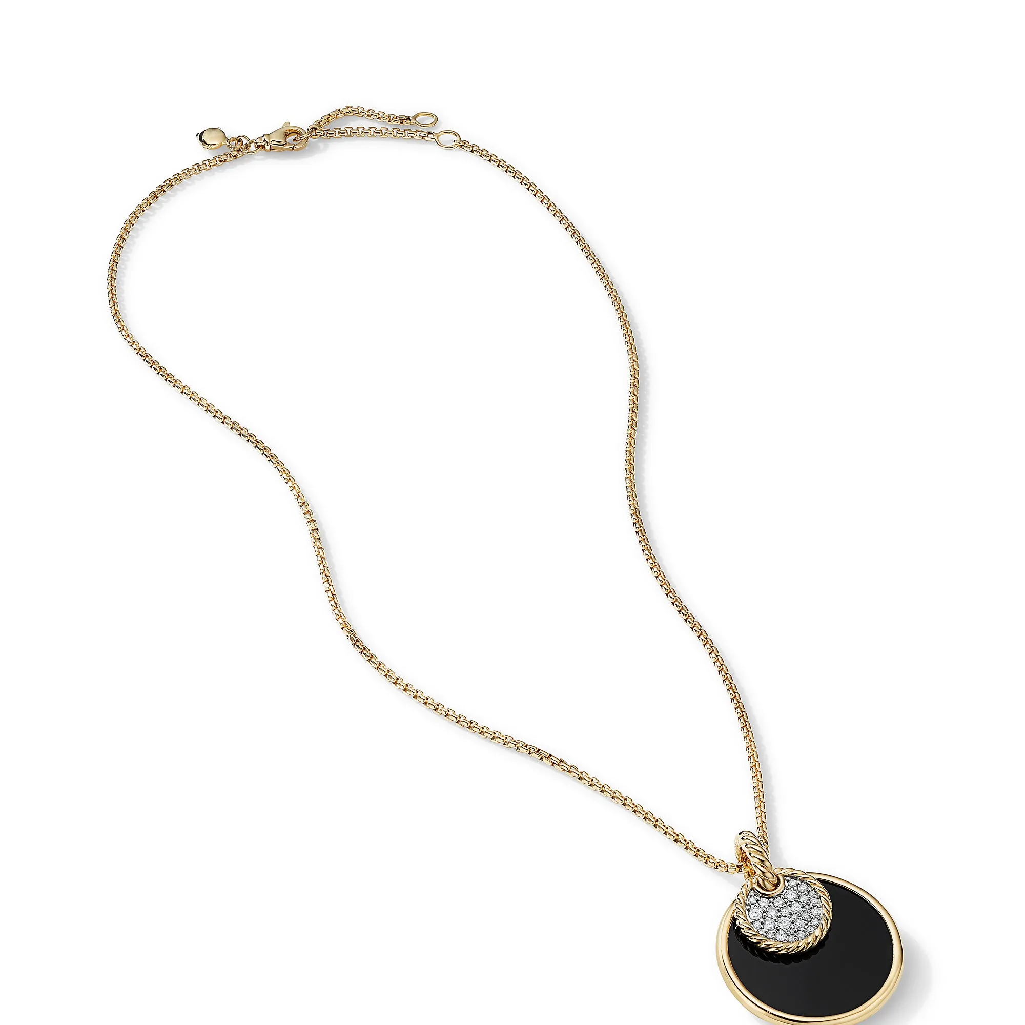 DY Elements® Large Pendant Necklace in 18K Yellow Gold