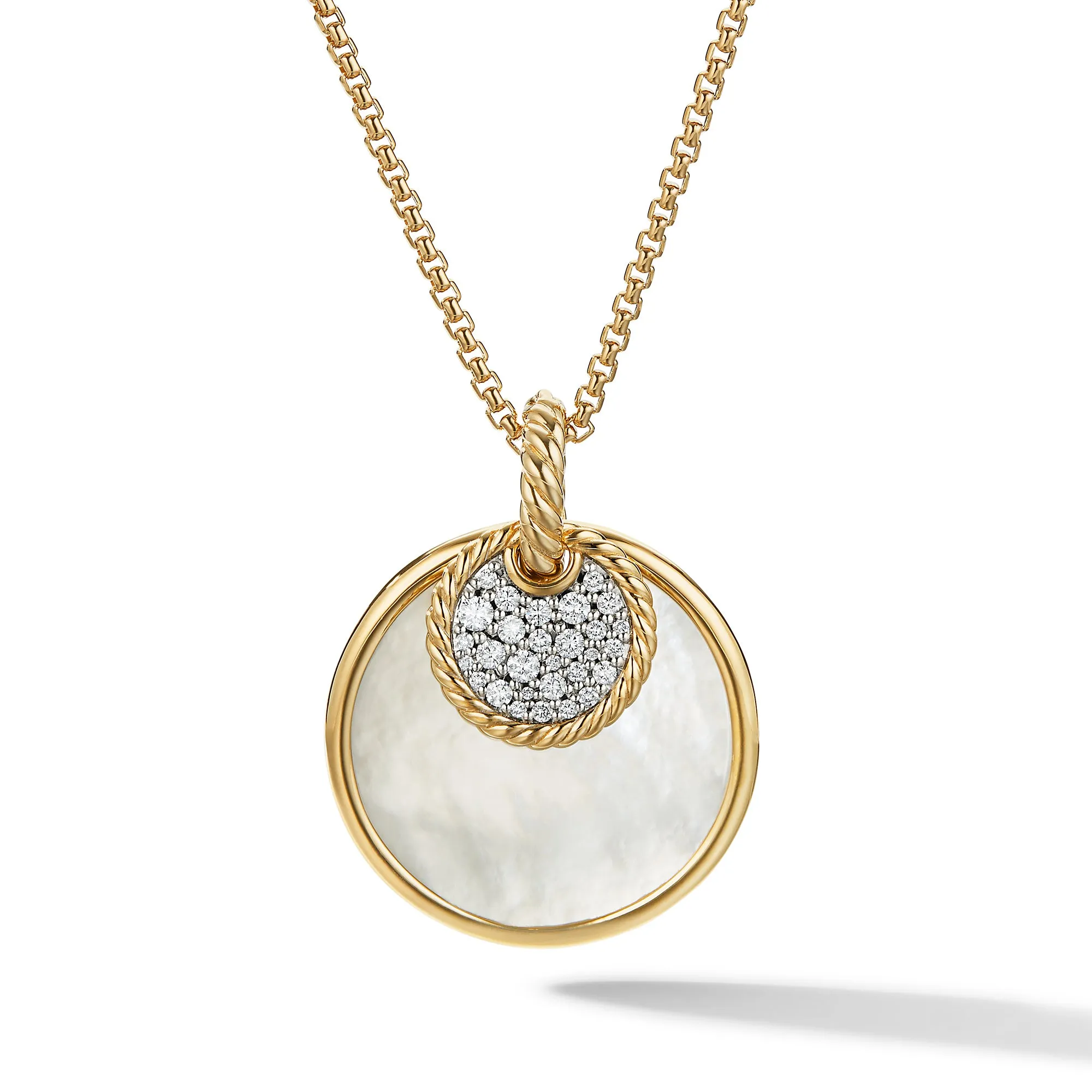 DY Elements® Large Pendant Necklace in 18K Yellow Gold