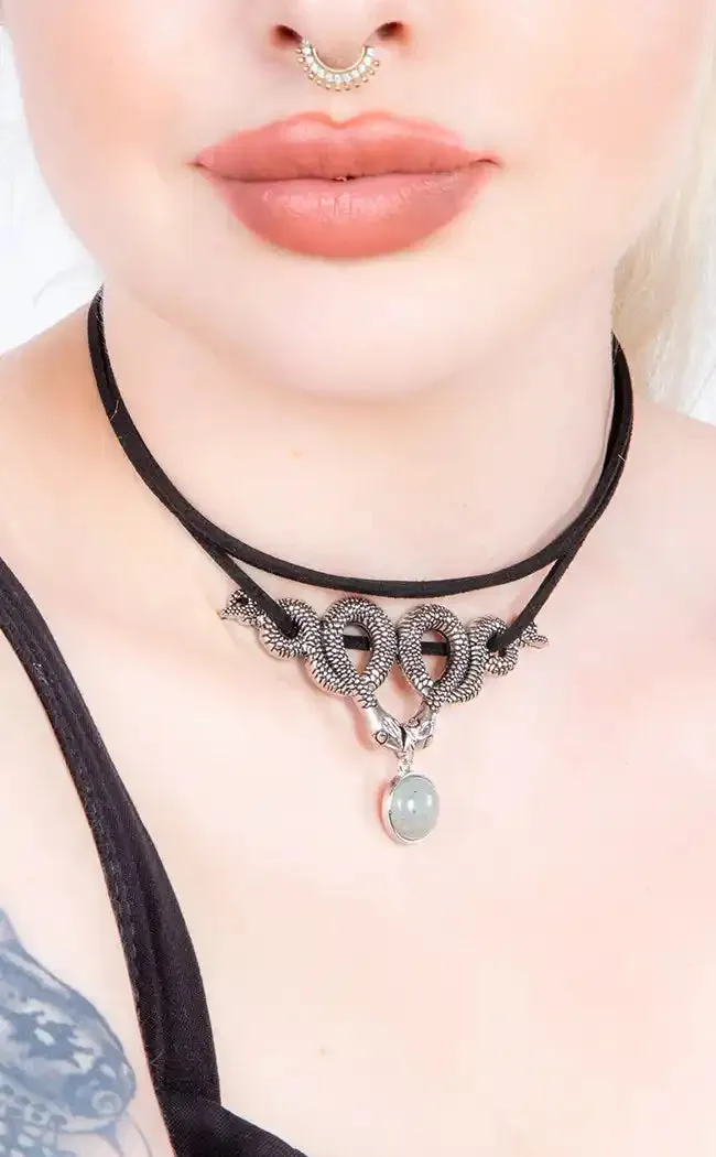 Entwined Snake Choker