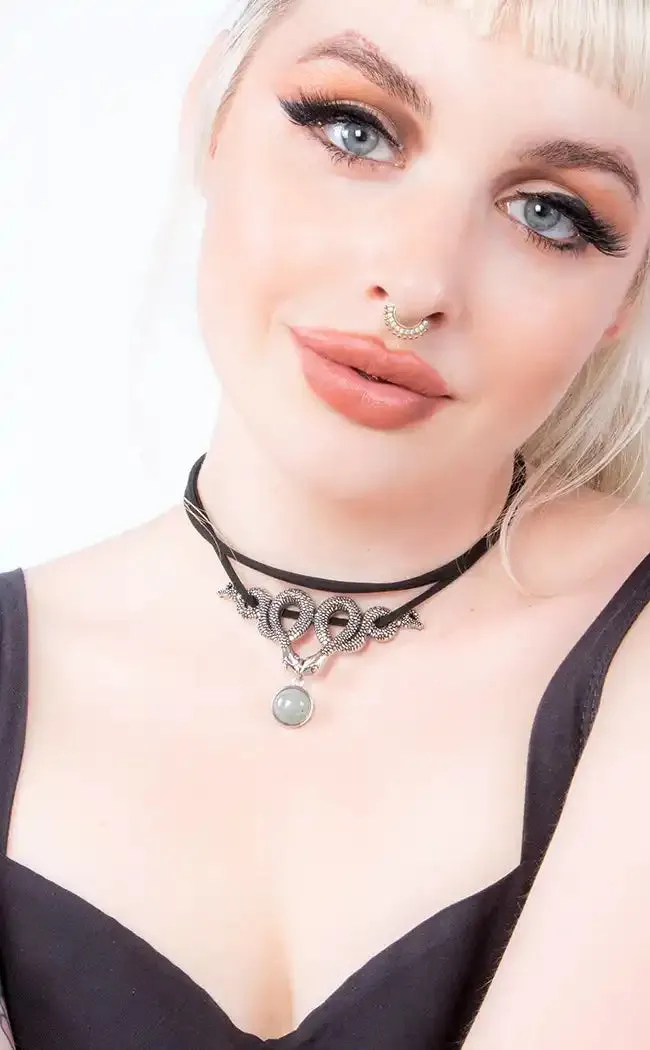 Entwined Snake Choker