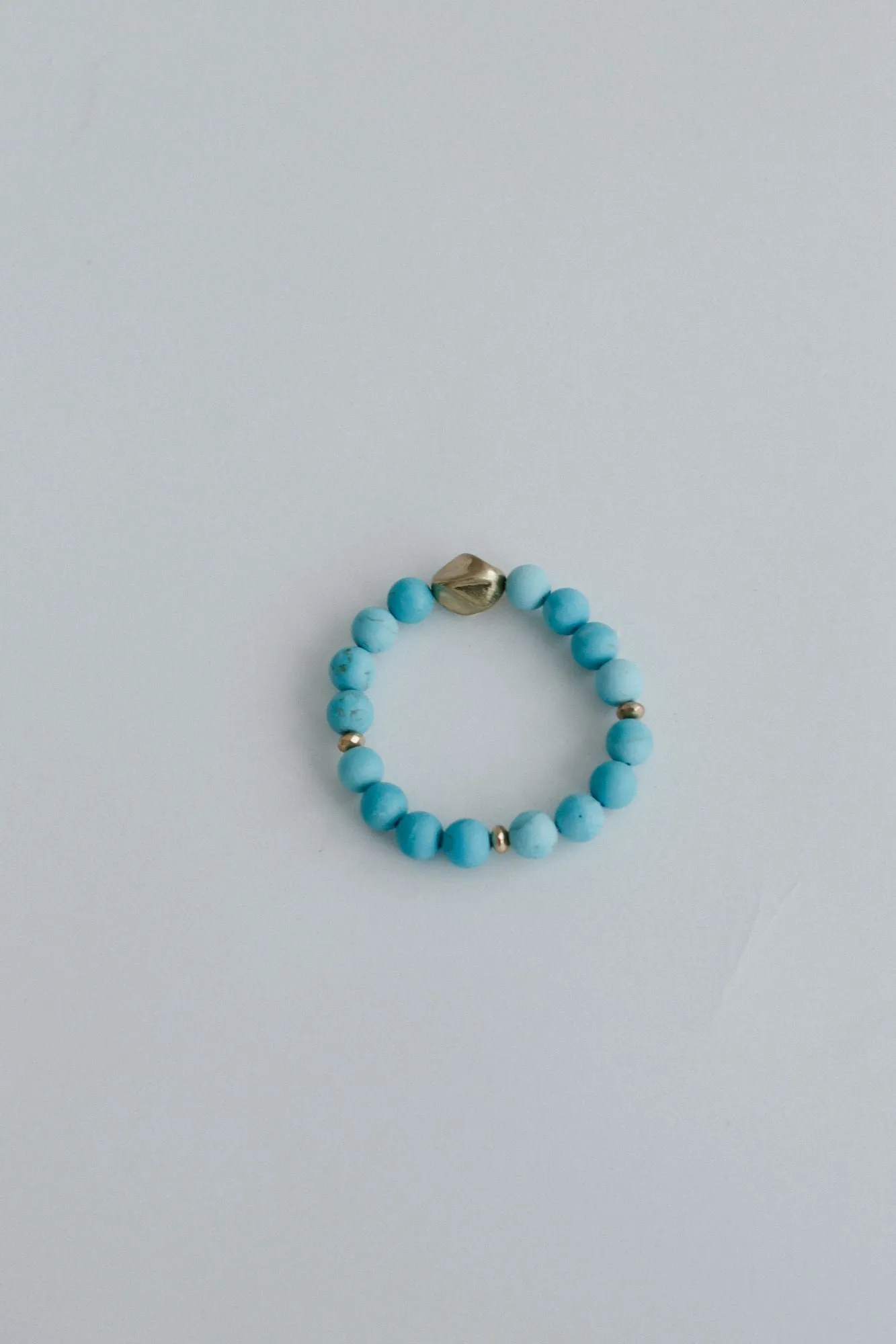 Ethereal Earth Stretch Bracelet - Turquoise