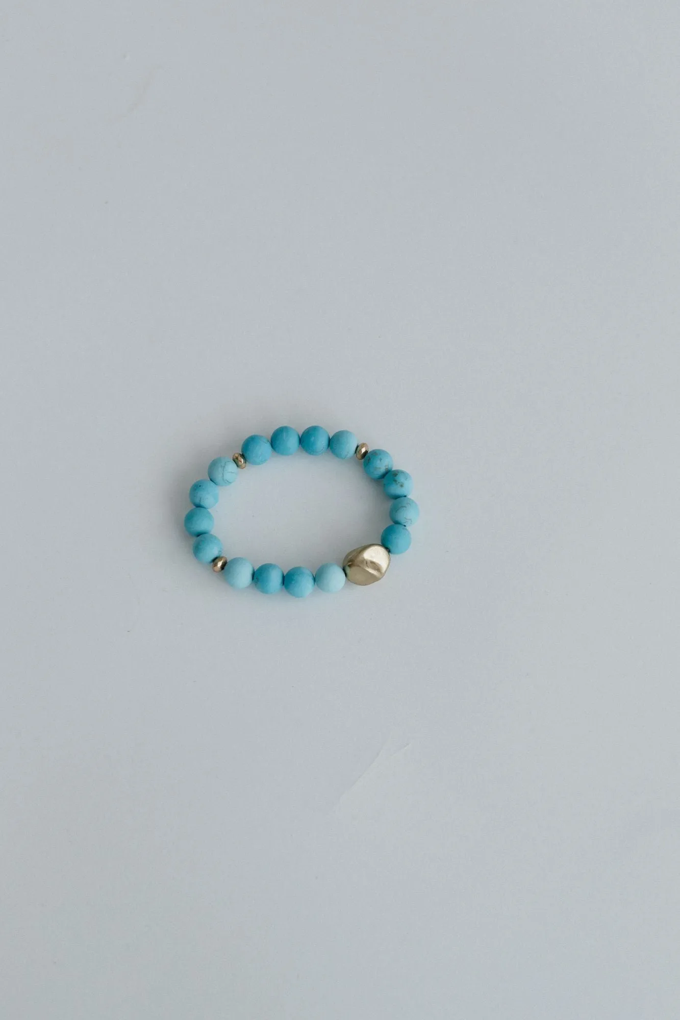 Ethereal Earth Stretch Bracelet - Turquoise