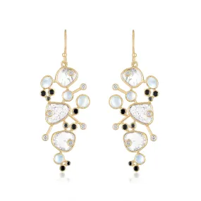 ETHERIA CLUSTER EARRINGS MOONSTONES