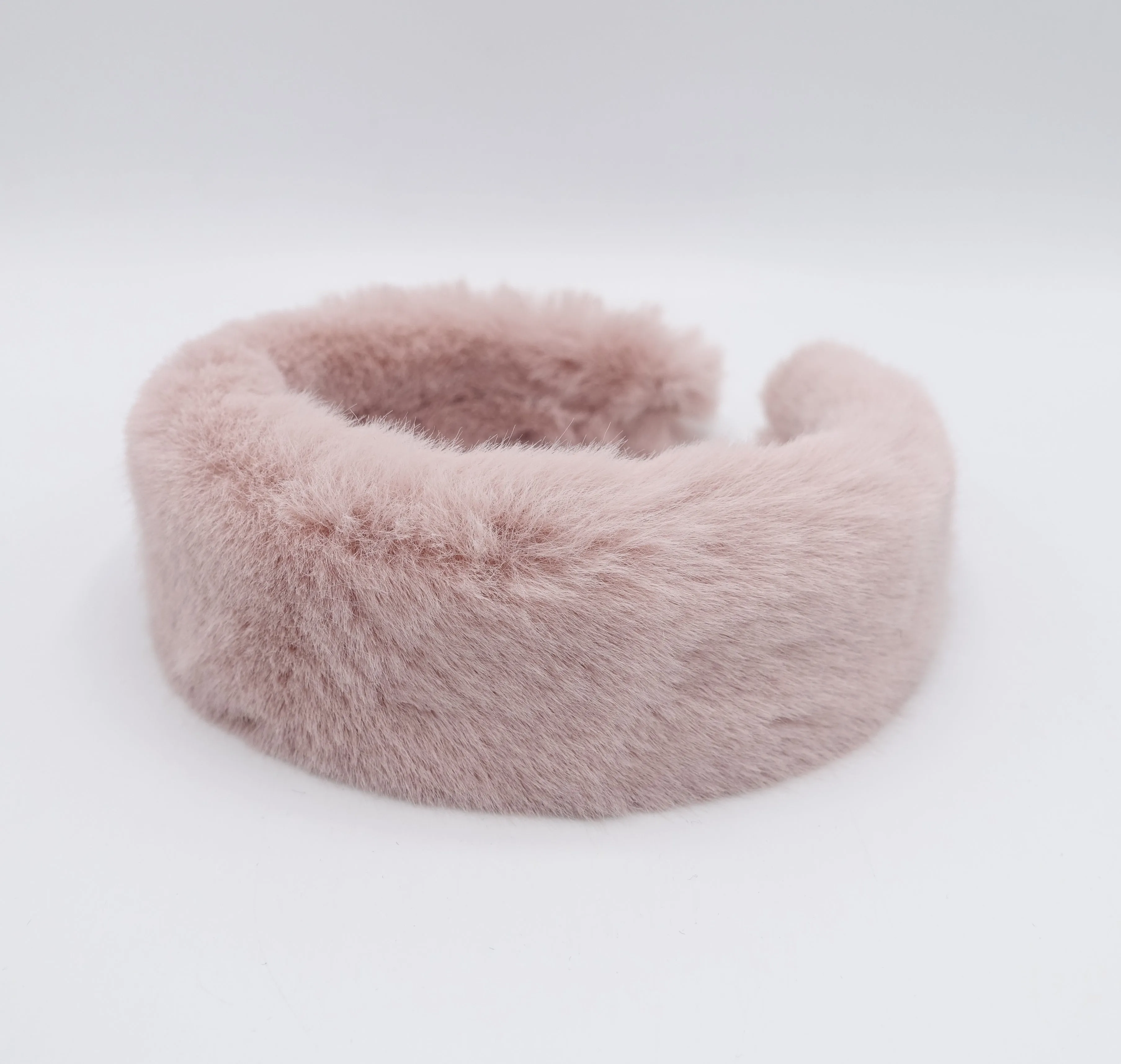 fabric fur headband faux fur hairband women Fall Winter hair accessories