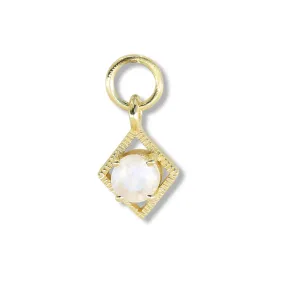 Gaya Gold Moonstone Charm