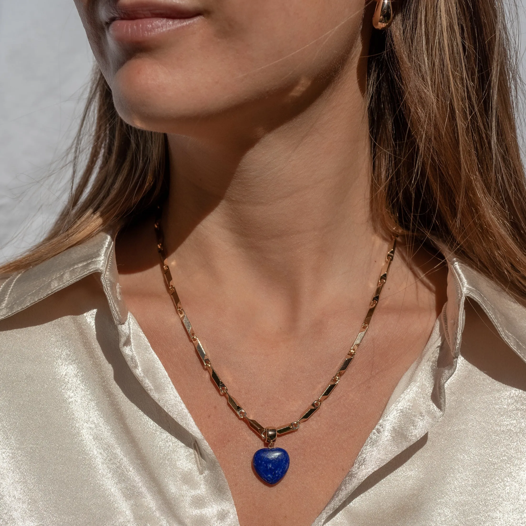 Gemma Lapis Lumina Necklace