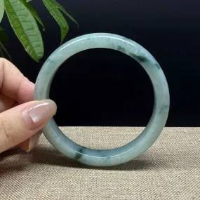 Genuine Burmese Green Jade Jadeite Bangle Bracelet ( 62.9mm )