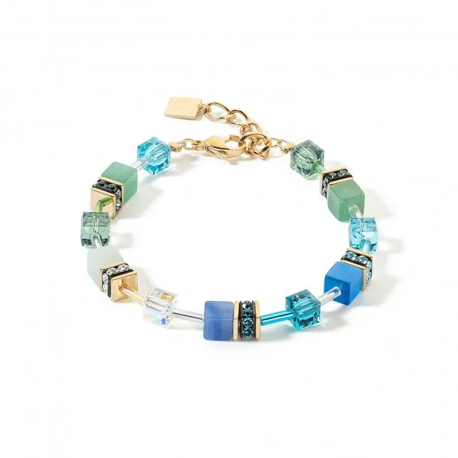 GeoCUBE® Iconic Precious Green-Turquoise Bracelet 4905/30-0506