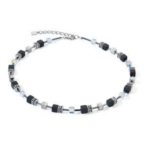 GeoCUBE® Iconic Precious Onyx necklace crystal-black