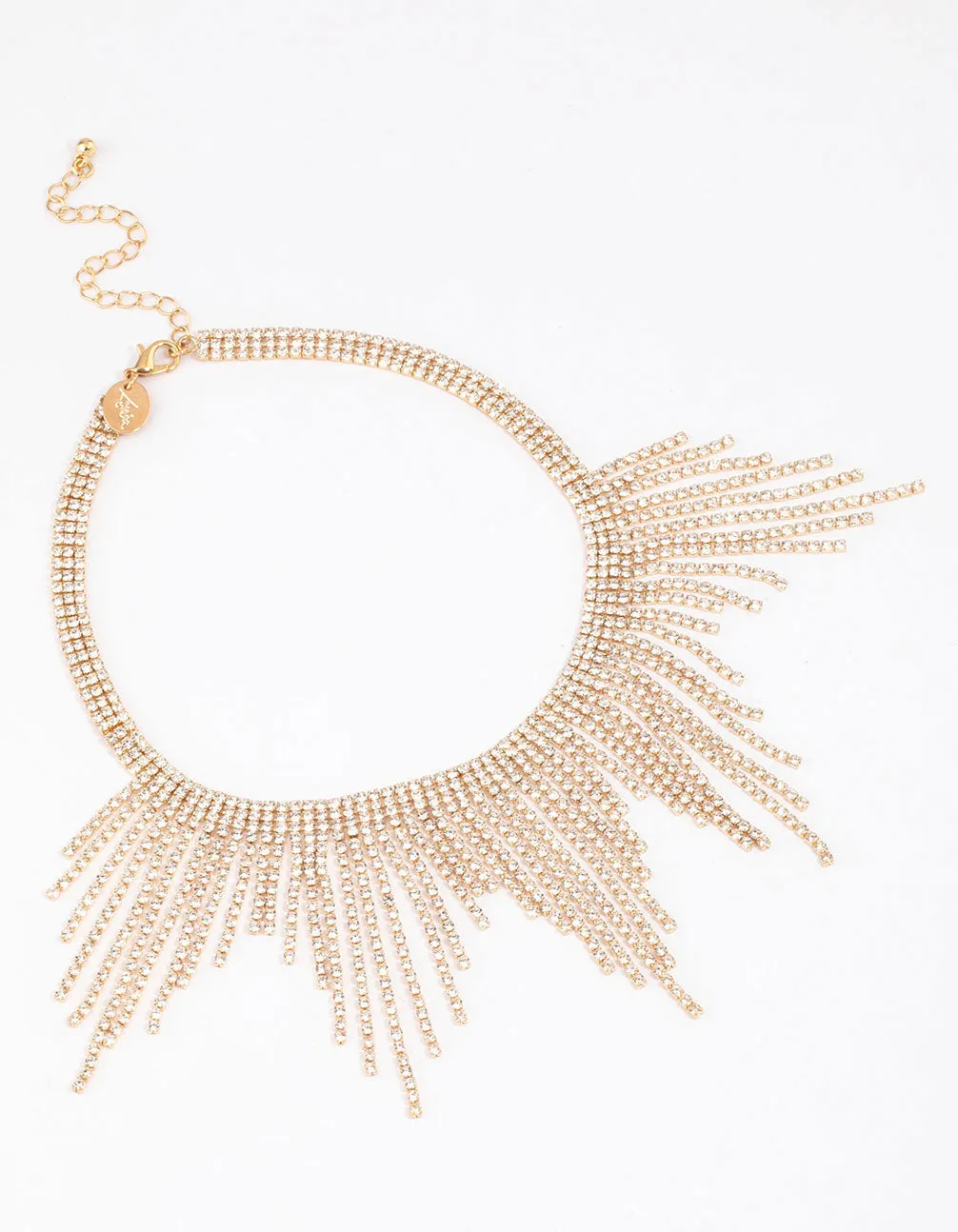 Gold Cascading Choker