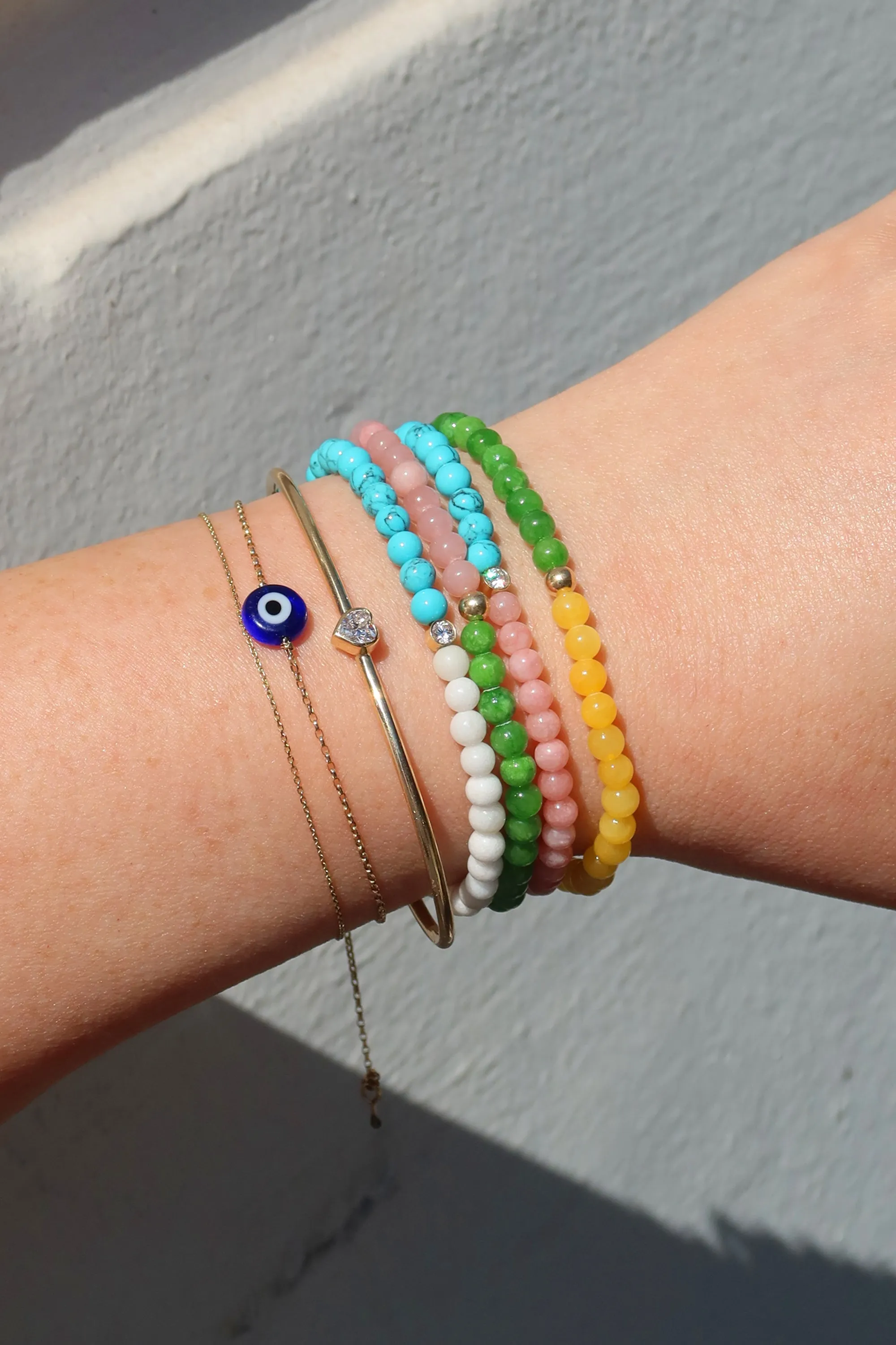 GOOD VIBES BEADED BRACELET